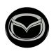 4 articles x 50mm SILICONE autocollants MAZDA centre de roue LOGO enjoliveurs emblèmes