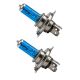 2 x H4 Super Weiss Xenon Optik Halogen Lampen 8500K Birnen + 2 W5W