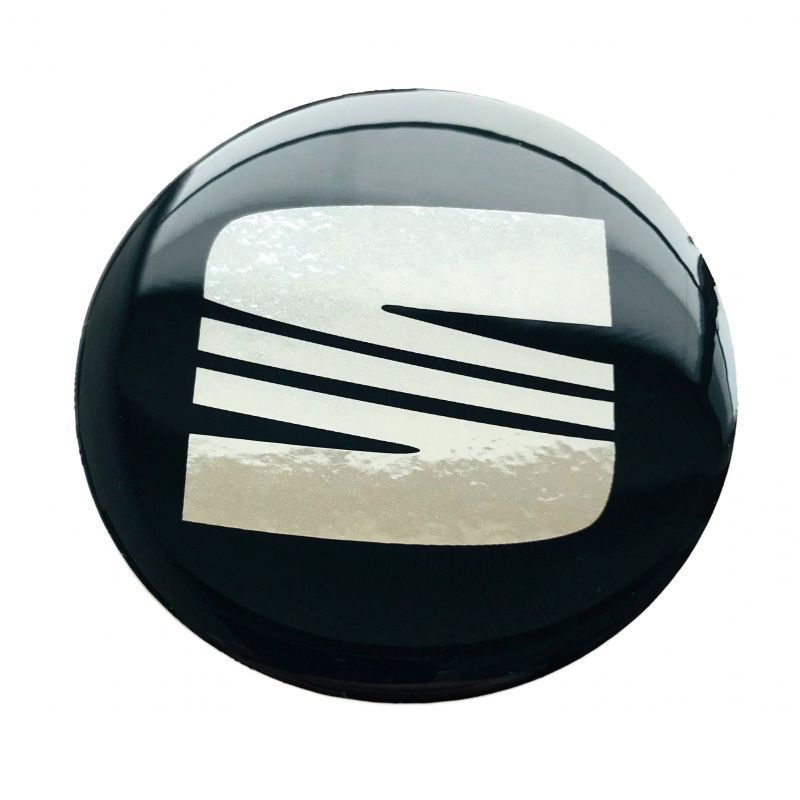 55mm SEAT SILIKON embleme, rad mitte aufkleber Radkappen logo