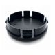 4 items Mercedes Benz 58mm / 55mm wheel center caps rim hub covers BLACK LAUREL