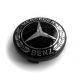 4 Stück Mercedes Benz 59mm / 54mm nabendeckel felgendeckel nabenkappen SCHWARZ LORBEER