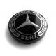 4 Stück Mercedes Benz 60mm / 55mm nabendeckel felgendeckel nabenkappen SCHWARZ LORBEER