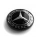 4 items Mercedes Benz 60mm / 51mm wheel center caps rim hub covers BLACK LAUREL