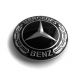 4 Stück Mercedes Benz 66mm / 56mm nabendeckel felgendeckel nabenkappen SCHWARZ LORBEER