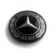 4 Stück Mercedes Benz 68mm / 62mm nabendeckel felgendeckel nabenkappen SCHWARZ LORBEER