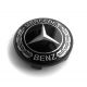 4 Stück Mercedes Benz 68mm / 64mm nabendeckel felgendeckel nabenkappen SCHWARZ LORBEER
