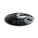 Set of 4 x 64mm BMW embossed emblems, wheel center stickers Rim covers Shadow Line