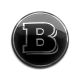 Satz von 4 x 56mm METAL embleme MERCEDES BENZ rad mitte aufkleber Radkappen BRABUS logo