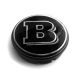 4 items Mercedes Benz 58mm / 55mm wheel center caps rim hub covers Brabus