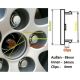 4 items Mercedes Benz 59mm / 54mm wheel center caps rim hub covers Brabus