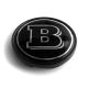 4 items Mercedes Benz 63mm / 57mm wheel center caps rim hub covers Brabus