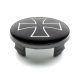 4 articles 58mm / 54mm Enjoliveurs cache-moyeux Croix de Fer de centre de roue