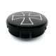 4 items 58mm / 55mm wheel center hub caps Iron Cross rim badges