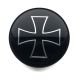 4 items 59mm / 54mm wheel center hub caps Iron Cross rim badges