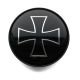 4 items 60mm / 51mm wheel center hub caps Iron Cross rim badges