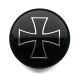 4 items 60mm / 57mm wheel center hub caps Iron Cross rim badges