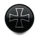 4 items 61mm / 57mm wheel center hub caps Iron Cross rim badges