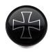 4 items 63mm / 58mm wheel center hub caps Iron Cross rim badges