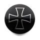 4 items 65mm / 57mm wheel center hub caps Iron Cross rim badges