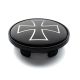 4 items 69mm / 56mm wheel center hub caps Iron Cross rim badges