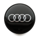 4 articles 53mm / 48mm AUDI Enjoliveurs cache-moyeux de centre de roue