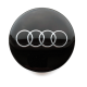 4 articles 60mm / 55mm AUDI Enjoliveurs cache-moyeux de centre de roue