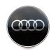 4 items AUDI 65mm / 55mm wheel center hub caps alloy rim covers