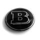 4 items Mercedes Benz 66mm / 56mm wheel center caps rim hub covers Brabus