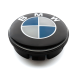 4 Stück BMW nabendeckel 58mm / 55mm felgendeckel nabenkappen Weiss/Blau