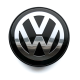 4 articles 53mm / 48mm VW VOLKSWAGEN Enjoliveurs cache-moyeux de centre de roue