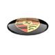 4 items x 56mm METAL stickers PORSCHE wheel center LOGO hub cap cover EMBLEMS