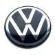 4 items x 65mm VW METAL stickers VOLKSWAGEN wheel cover NEW LOGO hub cap EMBLEMS