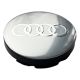 4 Stück Audi nabendeckel 56mm / 51mm felgendeckel nabenkappen silber