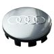 4 articles 57mm / 53mm AUDI Enjoliveurs cache-moyeux de centre de roue argenté
