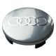 4 Stück Audi nabendeckel 58mm / 54mm felgendeckel nabenkappen silber
