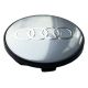 4 Stück Audi nabendeckel 60mm / 51mm felgendeckel nabenkappen silber