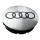 4 items Audi 60mm / 55mm wheel center hub caps rim cover badges silver
