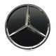 4 Stück Mercedes Benz nabendeckel 75mm / 70mm felgendeckel nabenkappen schwarz matt