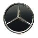 4 Stück Mercedes Benz nabendeckel 75mm / 70mm felgendeckel nabenkappen schwarz matt
