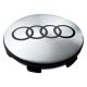 4 items 62mm / 58mm AUDI wheel center hub caps covers silver