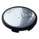 4 articles 63mm / 57mm AUDI Enjoliveurs cache-moyeux de centre de roue argenté