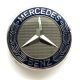 4 Stück Mercedes Benz nabendeckel 75mm / 70mm felgendeckel nabenkappen dunkel Blau