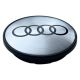 4 Stück Audi nabendeckel 65mm / 56mm felgendeckel nabenkappen silber