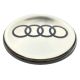 4 items Audi 66mm / 56mm wheel center hub caps alloy rim covers silver