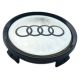 4 articles 74mm / 70mm AUDI Enjoliveurs cache-moyeux de centre de roue argenté