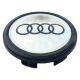 4 items 75mm / 65mm AUDI wheel center hub caps covers silver