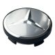 4 items Mercedes Benz 59mm / 54mm wheel center caps rim hub covers silver