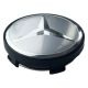 4 items Mercedes Benz 60mm / 57mm wheel center caps rim hub covers silver