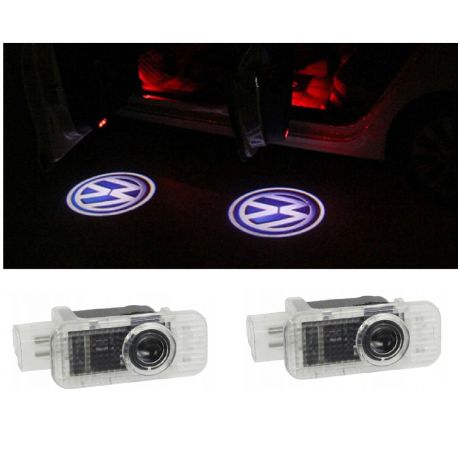 2x LED Projektor VW Türbeleuchtung VOLKSWAGEN Einstiegsbeleuchtung Logo Tür Licht PASSAT B5, B5+, B6 PHAETON