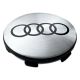 4 Stück 60mm / 56mm AUDI nabendeckel felgendeckel nabenkappen radkappen silber